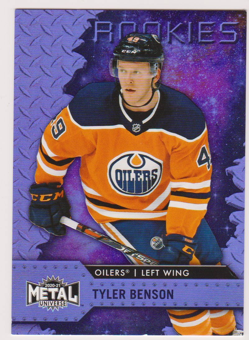 (image for) 2020-21 Metal Universe Purple Spectrum #111 Tyler Benson RC